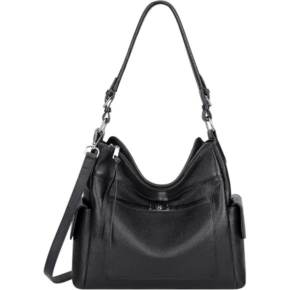 Chic Women's Leather Handbag with Adjustable Strap - Perfect for Every Occasion - Picture 1 of 8